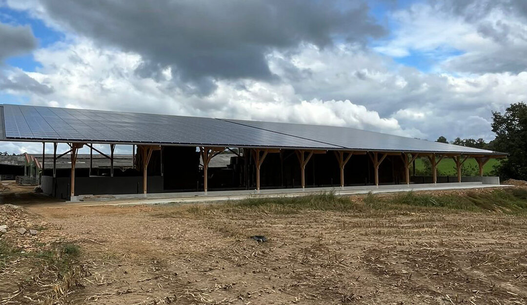 Bâtiment de stockage et stabulations photovoltaïques